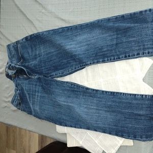 Women's Lee jeans straight leg regular fit mid-rise size 14 short.